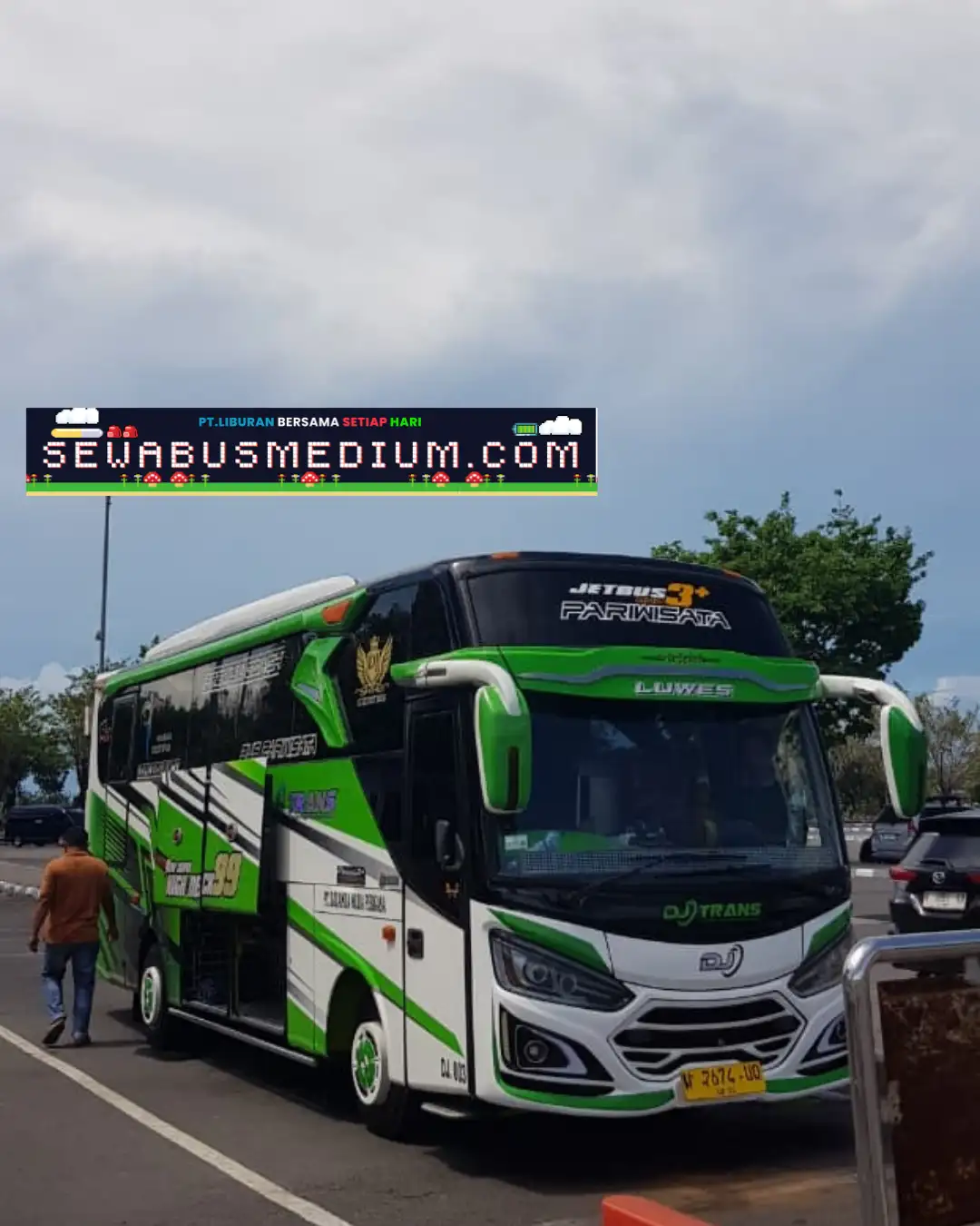 harga sewa bus Surabaya Malang